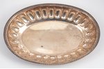 platter, silver, 84 standard, 1061 g, 44.3 х 31 х 7 cm, 1824, Moscow, Russia...