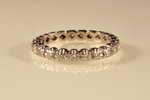 a ring, Alliance, gold, 750 standard, 2.66 g., the size of the ring 16.5 (51.5), diamonds, (23x0.025...
