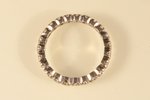кольцо, "Альянс", золото, 750 проба, 2.66 г., размер кольца 16.5 (51.5), бриллиант, (23x0.025) Σ ~ 0...