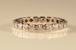 a ring, Alliance, gold, 750 standard, 2.66 g., the size of the ring 16.5 (51.5), diamonds, (23x0.025...