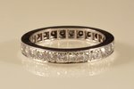 a ring, Alliance, gold, 750 standard, 2.55 g., the size of the ring 15.25 (47.5), diamonds, (26x0.03...