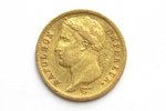 France, 20 francs, 1811, Napoléon I, gold, fineness 900, 6.45161 g, fine gold weight 5.806 g, F# 516...