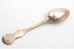 spoon, silver, 84 standard, 62.35 g, 22 cm, by Cristoph Barthold Knuth, 1853, Riga, Russia...