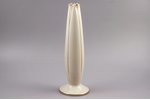 vase, "Ivory" glazūra, porcelain, J. K. Jessen factory, Riga (Latvia), 1936-1939, 23.7 cm, second gr...