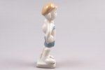 figurine, Goalkeeper, porcelain, Riga (Latvia), USSR, Riga porcelain factory, the 50ies of 20th cent...