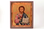 icon, Jesus Christ Pantocrator (Copy of the gold icon of the late 18th-early 19th century), porcelai...