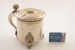 beer mug, silver, "Gustav II Adolf - King of Sweden", 830 standard, 1066 g, gilding, silver stamping...
