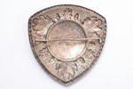 сакта, "5-латник", серебро, 39.1 г., размер изделия 7 x 6.8 см, 20-30е годы 20го века, Латвия...