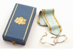 лента, футляр, Орден Трёх Звёзд, 3-я степень, Латвия, 20е-30е годы 20го века...