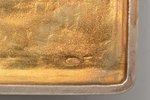 etvija, sudrabs, Šūpoles, 84 prove, 229.7 g, apzeltījums, 11.5 x 7.8 x 1.5 cm, 1908-1917 g., Maskava...