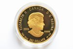 Canada, 350 dollars, 2006, Elizabeth II (Iris varicolour), gold, fineness 999.9, 38.05 g, fine gold...