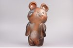 figurine, The Olympic Bear, ceramics, Riga (Latvia), USSR, "Latvian Ceramics" workshop, the 80ies of...