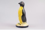 figurine, Penguin, ceramics, Riga (Latvia), USSR, Riga porcelain factory, the 40ies of 20th cent., 1...