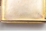 etvija, sudrabs, 84 prove, 136.5 g, melnināšana, apzeltījums, 10.8 x 7 x 2.1 cm, 1908-1917 g., Maska...