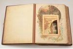 альбом, для хранения картонных фотографий, 15 литографий Н.Каразина, Российская империя, 19-й век, 3...