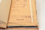 техническая документация, радиоприёмники завода VEF, Латвия, 1930-1940 г., 32 x 23.5 см...