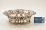 biscuit tray, silver, 830 standard, 529 g, Ø 27.8 / h 8.5 cm, the 40ies of 20th cent., Finland...