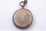 pocket watch, Switzerland, Germany, the beginning of the 20th cent., silver, 800 standart, weight wi...