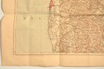 map, Ventspils, Daugavgrīva, Liepāja, Rīga (Windau, Dünamünde, Libau, Riga), Latvia, Russia, 1916, 8...