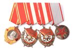 set of orders with document, awarded to Putilin Petr Andreevich, Major of the medical service: Order...