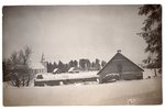 photography, Ērģeme in winter, Latvia, 20-30ties of 20th cent., 13.8x8.8 cm...