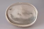 fruit dish, silver, 84 standard, 578.2 g, 23 x 17.3 cm, h (with handle) 17.5 cm, 1880-1890, St. Pete...