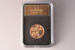 Niue, 10 dollars, 2013, 40th Anniversary of the Death of Paavo Nurmi, gold, fineness 900, 10 g, fine...