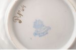 tea pair, porcelain, M.S. Kuznetsov manufactory, Riga (Latvia), 1872-1887, h (cup) 5.2 cm, Ø (saucer...