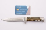 hunters knife (multitool), with additional blades, metal, total length 23.8 cm, blade length 13 cm,...