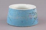 saltcellar, porcelain, M.S. Kuznetsov manufactory, Russia, 1891-1917, Ø 8.7 cm, chips on the edge, D...