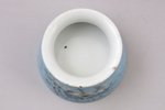 saltcellar, porcelain, M.S. Kuznetsov manufactory, Russia, 1891-1917, Ø 8.7 cm, chips on the edge, D...