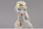 figurine, Laimdota, porcelain, Riga (Latvia), USSR, Riga porcelain factory, molder - Aina Mellupe, t...