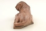 paper press, Lion, sculptor's signature A.D., ceramics, "Kerkovius & Co", Riga (Latvia), Russia, the...