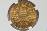 Austria, 1000 shillings, 1976, 1000th Anniversary of the Babenberg Dynasty, gold, MS 65, fineness 90...