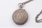 pocket watch, "Perret & Fils", Switzerland, the beginning of the 20th cent., silver, 84, 875 standar...