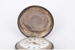 kabatas pulkstenis, "Perret & Fils", Šveice, 20. gs. sākums, sudrabs, 84, 875 prove, svars bez pulks...