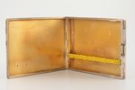 cigarette case, silver, 830 standard, weight of item 159 g, engraving, 8.1 x 11.3 x 1.4 cm, 1951, Tu...