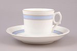 tea pair, porcelain, M.S. Kuznetsov manufactory, Riga (Latvia), Russia, the beginning of the 20th ce...