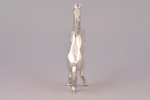figurine, silver, Horse, 900 standard, 157.85 g, 11.2 x 8.5 x 2.3 cm, Europe...