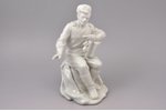 figurine, soldier Tyorkin, porcelain, Riga (Latvia), USSR, sculpture's work, molder - Prokopy Dobryn...