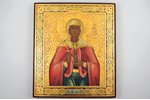 икона, Святая великомученица Наталия Никомидийская, доска, живопиcь, сусальное золото, Российская им...