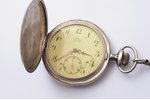 карманные часы, брелок для часов, Швейцария, Латвия, 1-я половина 20-го века, серебро, 84, 875 проба...