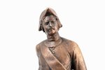 figurine, miniature of the monument "Peter the Great", Mytishchi Art Casting Plant, Leningrad, bronz...