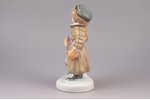 figurine, The boy with an ax, porcelain, USSR, Pervomaisk porcelain factory (Pesochnoye), molder - V...