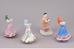 figurines, Russian dance, USSR, DZ Dulevo, molder - Asta Brzhezitckaya, the 50-60ies of 20th cent.,...