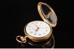 карманные часы, "Tavannes Watch Co", Швейцария, начало 20-го века, золото, 56, 14 K проба, 78.65 г,...