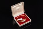 a bracelet, gold, 585, 750 standard, 24.23 g., diamonds, opal, TW ~1.65 ct, 1961, A. Tillander, Hels...