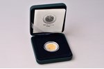 Эстония, 20 евро, 2011 г., "Вступление в еврозону", золото 999.9 / серебро 999.9 проба, 14.6 г, KM# ...