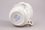 tējas pāris, porcelāns, M.S. Kuzņecova rūpnīca, roku gleznojums, Rīga (Latvija), Krievijas impērija,...