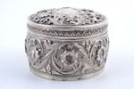 case, silver, 830 standard, 119 g, silver stamping, 9.4 x 7.7 x 5.1 cm, the 20th cent., Europe...